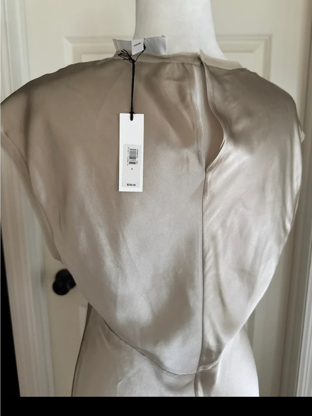 NWT BANANA REPUBLIC CLAUDETTE SILK MIDI DRESS SIZE SMALL - Picture 7 of 12